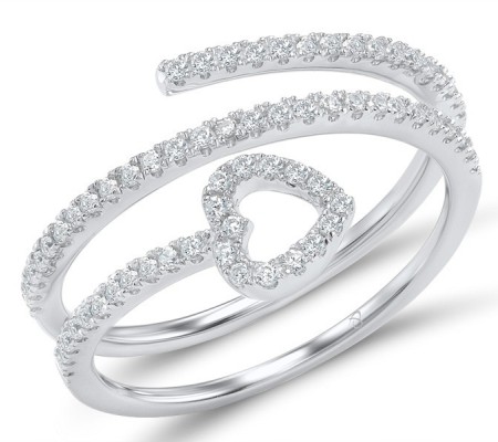 Sterling Silver Ring White Cubic Zirconia (R307944WCZSL925)