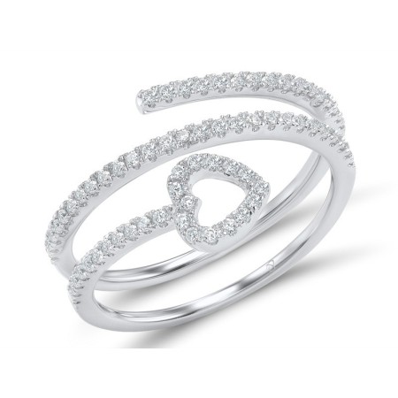 Sterling Silver Ring White Cubic Zirconia (R307944WCZSL925)