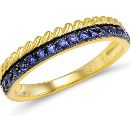 10KYB Ring Created Sapphire (R308361CRS10KYB) - US 6.75