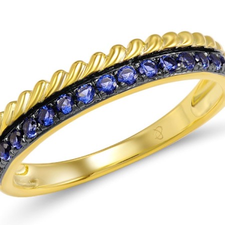 10KYB Ring Created Sapphire (R308361CRS10KYB) - US 6.75