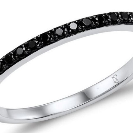 14KWB Ring Black Diamond (R308644BDI14KWB) - US 7