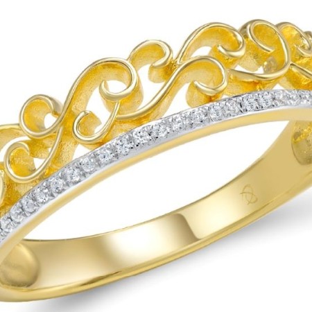 14KYW Ring Diamond (R308798DIA14KYW) - US 6