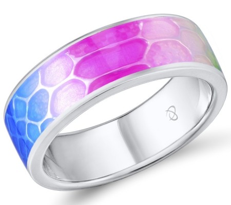 Sterling Silver Ring Enamel (R308810ENASL925)