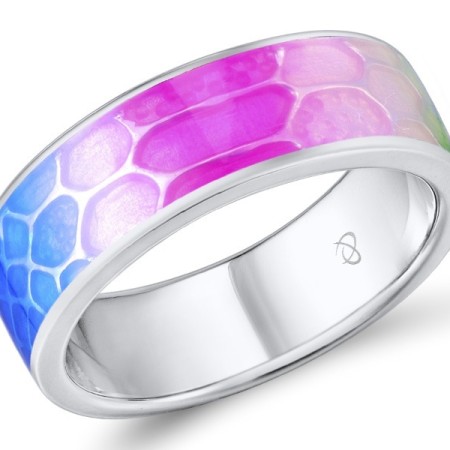 Sterling Silver Ring Enamel (R308810ENASL925)