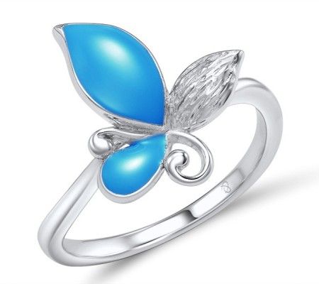 Sterling Silver Ring Enamel (R308930ENASL925)