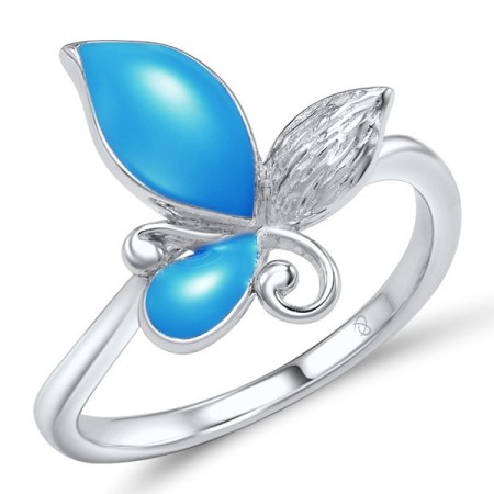 Sterling Silver Ring Enamel (R308930ENASL925)