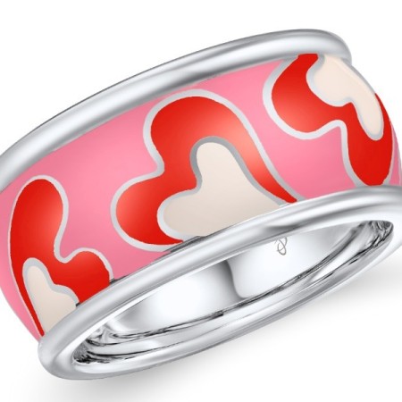 Sterling Silver Ring Enamel (R308963ENASL925)
