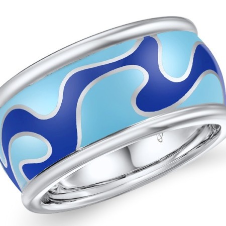 Sterling Silver Ring Enamel (R308965ENASL925)