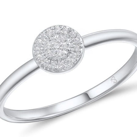 14KW Ring Diamond (R309038DIA14KW) - US 7