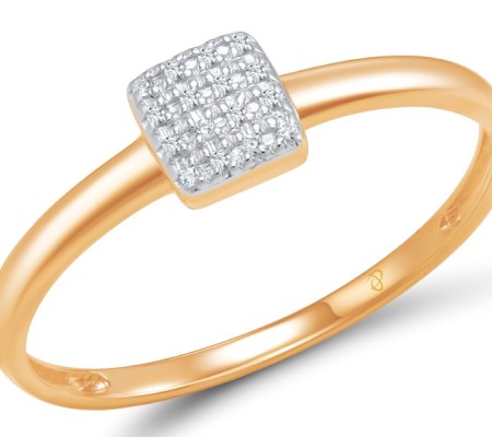 14KRW Ring Diamond (R309046DIA14KRW) - US 5.5