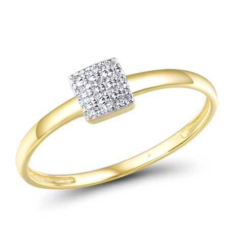 14KYW Ring Diamond (R309046DIA14KYW) - US 6.5