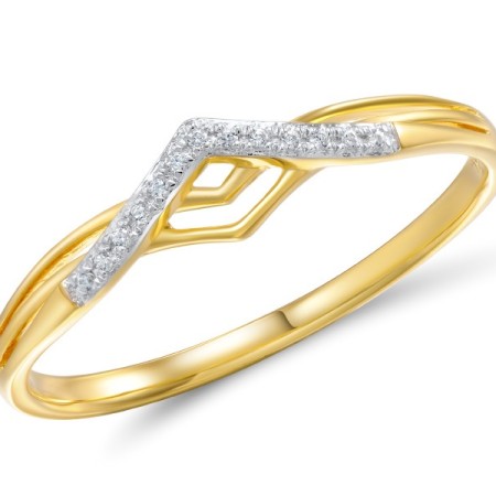 14KYW Ring Diamond (R309202DIA14KYW) - US 7