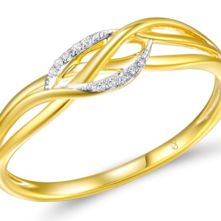 14KYW Ring Diamond (R309207DIA14KYW) - US 7