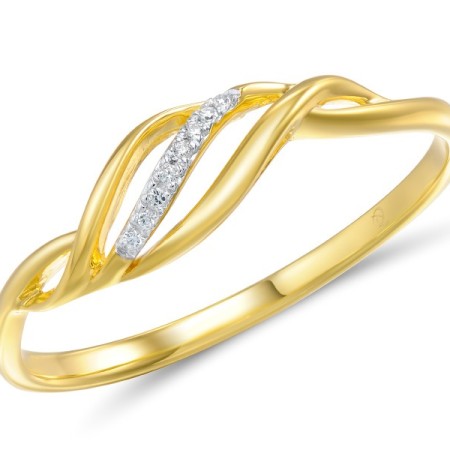 14KYW Ring Diamond (R309208DIA14KYW) - US 6