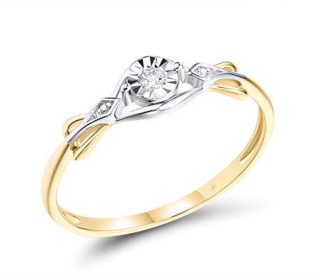 14TT Ring Diamond (R309249DIA14TT) - US 6
