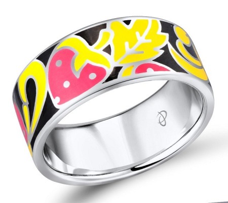 Sterling Silver Ring Enamel (R309708ENASL925)