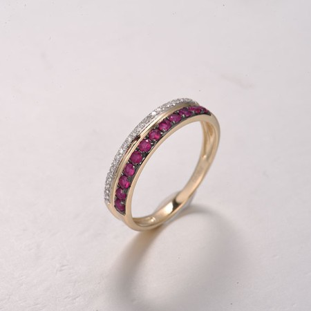 14KYWB  Ruby Ring(R309842RUY14KYWB) - US 6