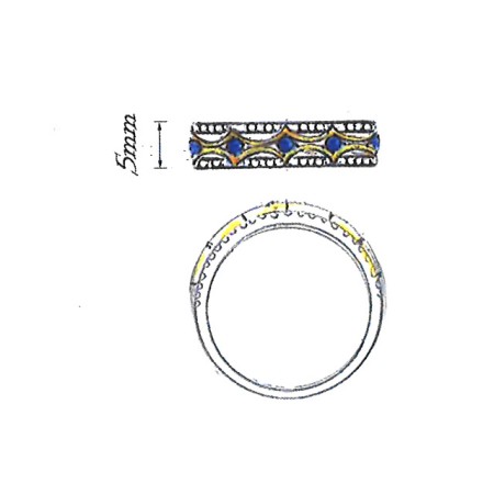 14KRWB Ring Diamond,Ruby (R309844RUY14KRWB)