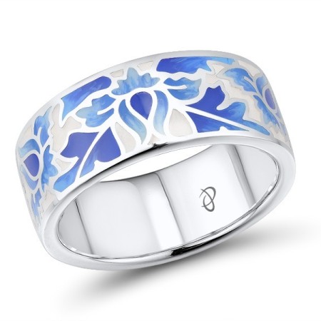 Sterling Silver Ring Enamel (R309864ENA1SL925)