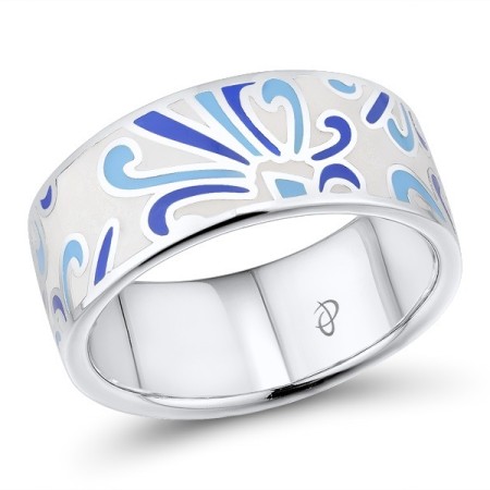 Sterling Silver Ring Enamel (R309868ENA1SL925)