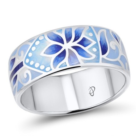Sterling Silver Ring Enamel (R310144ENA1SL925)