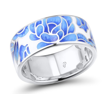 Sterling Silver Ring Enamel (R310149ENA1SL925) - US 6