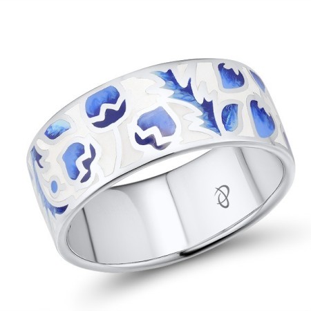 Sterling Silver Ring Enamel (R310153ENA1SL925)