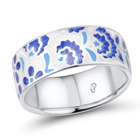 Sterling Silver Ring Enamel (R310154ENA1SL925) - US 6