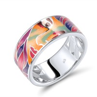 Sterling Silver Ring Enamel (R310211ENASL925)