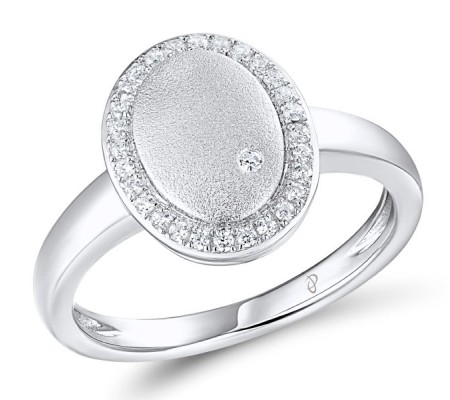 Sterling Silver Ring White Cubic Zirconia (R310232WCZSL925)