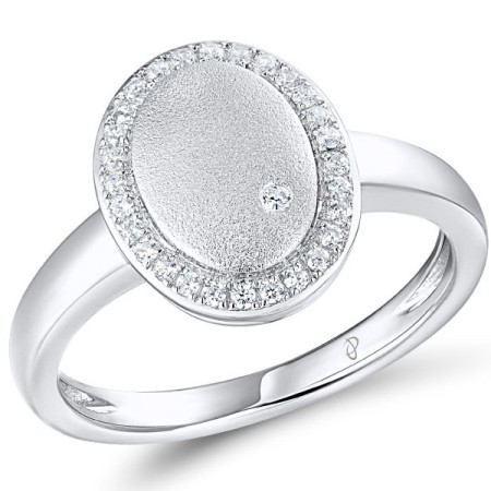 Sterling Silver Ring White Cubic Zirconia (R310232WCZSL925)