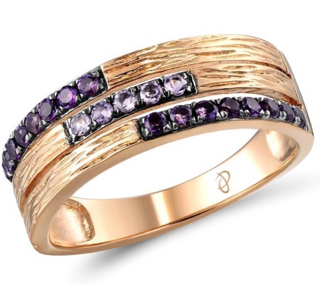 10KRB Ring Amethyst (R310515AME10KRB)
