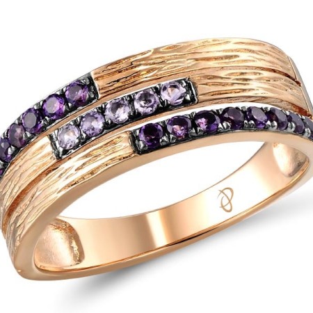 10KRB Ring Amethyst (R310515AME10KRB)