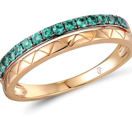 10KRB Ring Created Emerald (R310516CEM10KRB)