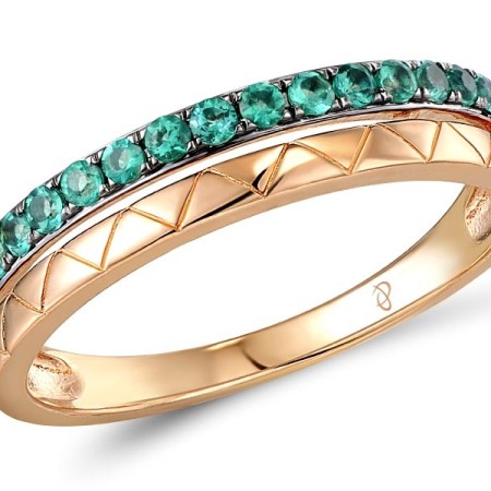 10KRB Ring Created Emerald (R310516CEM10KRB)