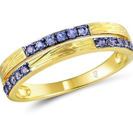 9KYB Ring Created Sapphire (R310517CRS9KYB) - US 6