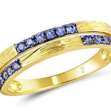 9KYB Ring Created Sapphire (R310517CRS9KYB) - US 6