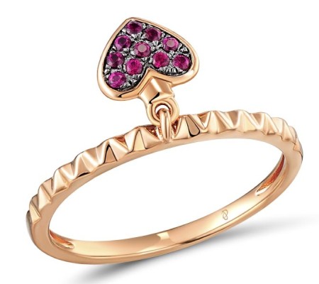 10KRB Ring Created Ruby (R310552CRU10KRB) - US 6
