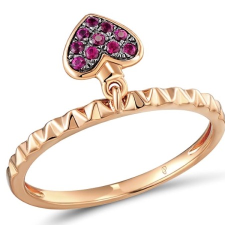 10KRB Ring Created Ruby (R310552CRU10KRB) - US 6