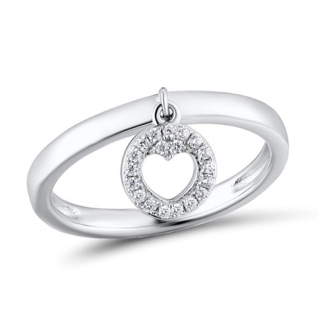 Sterling Silver Ring White Cubic Zirconia (R310766WCZSL925)