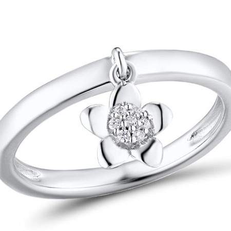 Sterling Silver Ring White Cubic Zirconia (R310767WCZSL925)