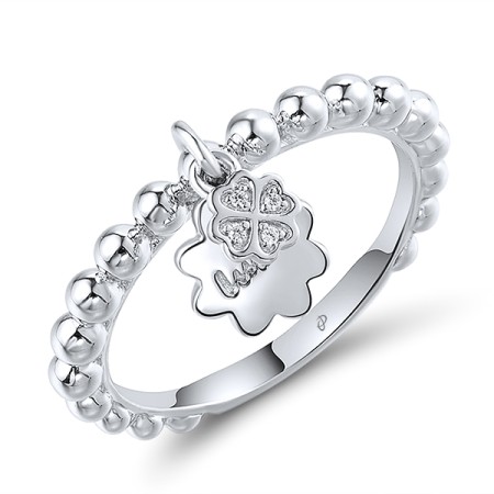 Sterling Silver Ring White Cubic Zirconia (R311046WCZSL925)