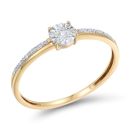 9TT Ring Diamond (R311660DIA9TT) - US 6.75