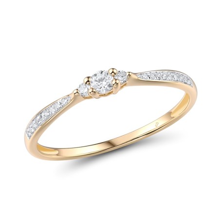 14KYW Ring Diamond (R311724DIA14KYW) - US 6