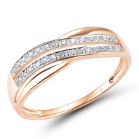 14KRW Ring Diamond (R311751DIA14KRW) - US 8
