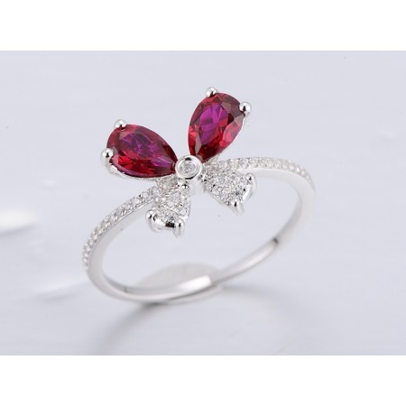 14KW  Ruby Ring  (R312034RUY14KW)