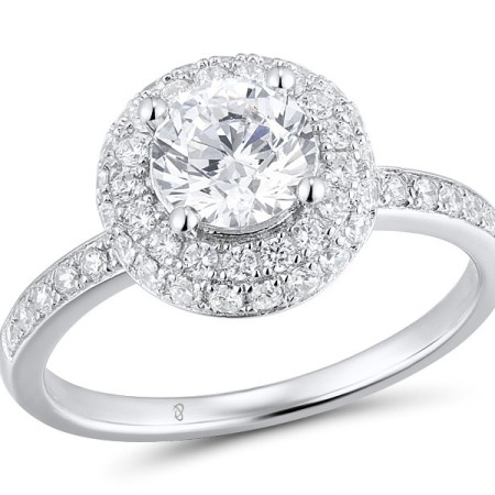 Sterling Silver Ring White Cubic Zirconia (R312052WCZSL925)