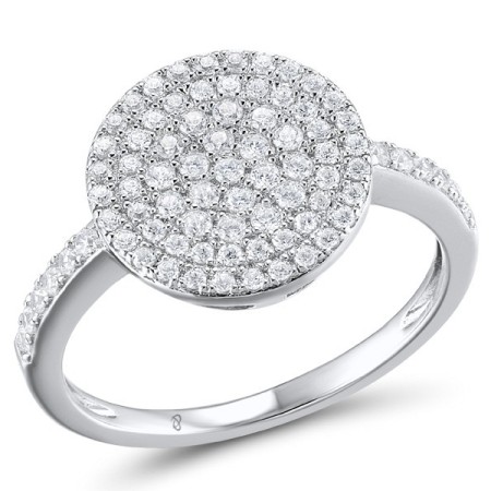 Sterling Silver Ring White Cubic Zirconia (R312054WCZSL925)