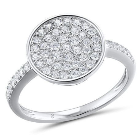 Sterling Silver Ring White Cubic Zirconia (R312055WCZSL925)