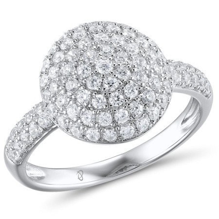 Sterling Silver Ring White Cubic Zirconia (R312056WCZSL925)